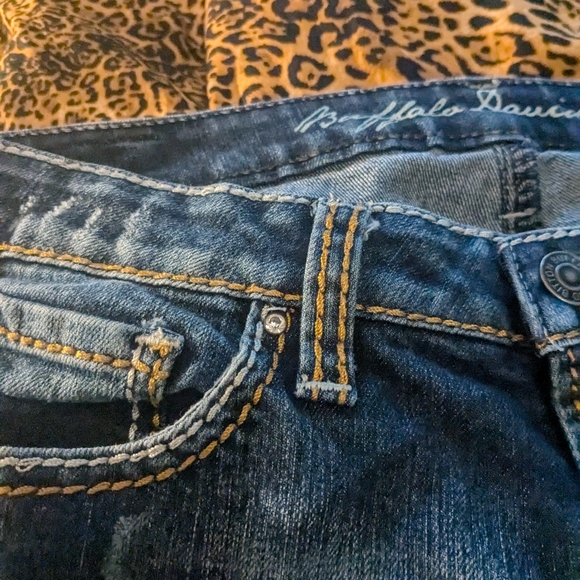 Vintage straight leg buffalo jeans size 27 - Picture 3 of 5